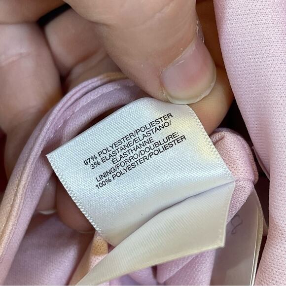 Kasper, Pale Pink 2 Piece Dress and Jacket Set. Size 4 Petite. New condition! - Picture 12 of 13